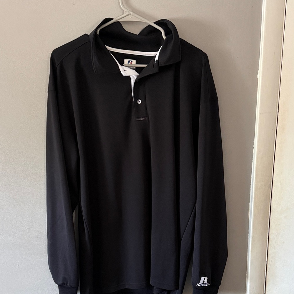 Russell Athletic Men's Black Polo Shirt